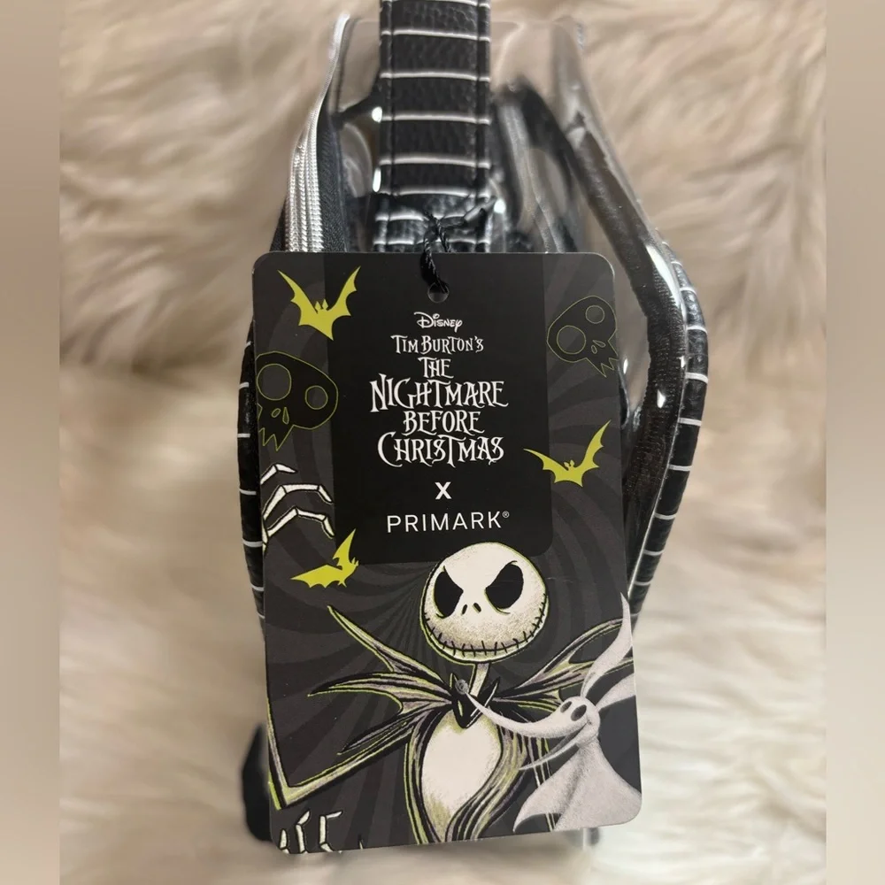 Primark Disney NBC Nightmare Before Christmas 3-Pack Cosmetic Travel Bags NWT